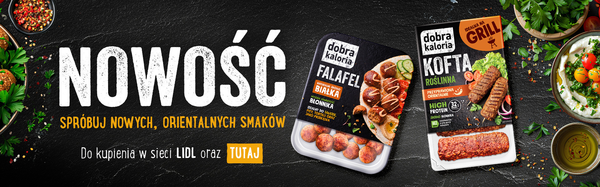 Już są nasze nowości - Falafel i Kofta